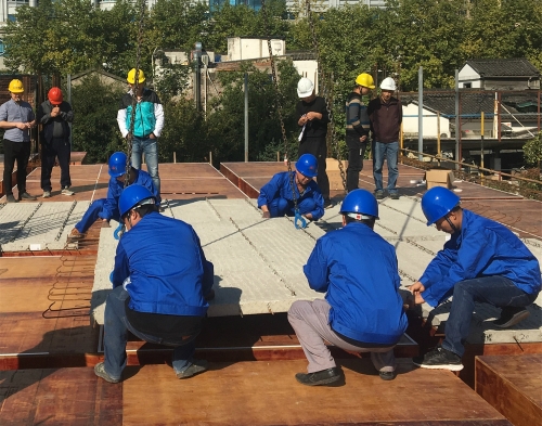 【转型升级】人生就是搏首个装配式公共建筑PC构件成功吊装
